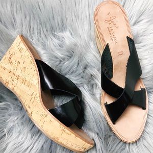 NWOT Joie A La Plage Stinson Cork Wedge Sz 41